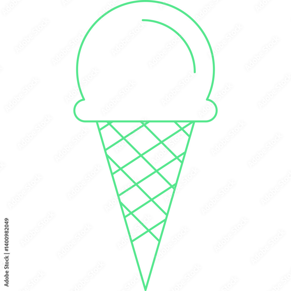 Ice Cream icon single vector illustration Ice Cream icon single vector illustration