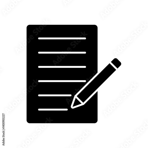 Icon a cheque, isolated against a clean background.