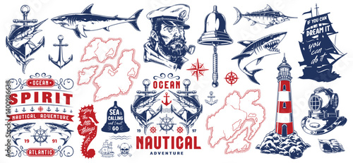 Nautical adventure with sea designs