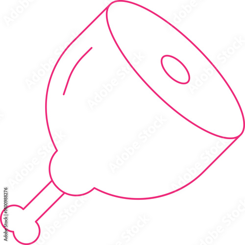 Meat icon single vector illustration