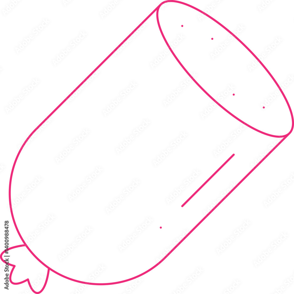 Sausage icon single vector illustration Sausage icon single vector illustration
