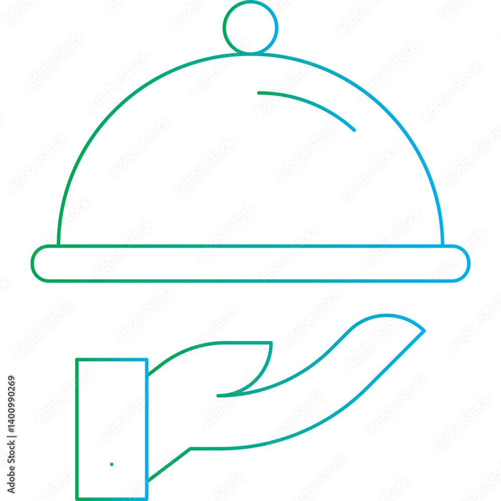 Waiter icon single vector illustration Waiter icon single vector illustration