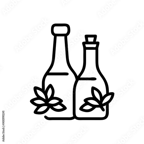 vinegar and oil