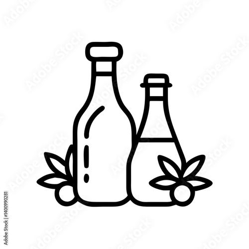 vinegar and oil