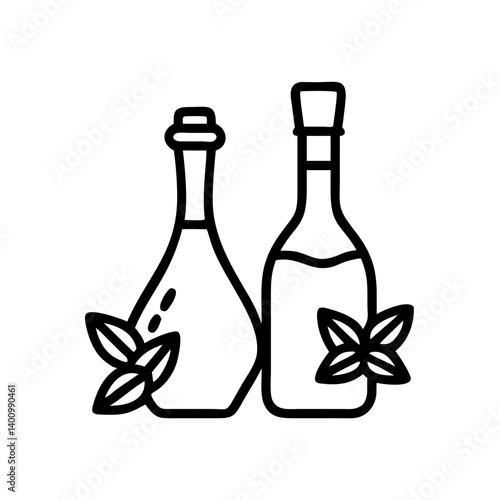 vinegar and oil