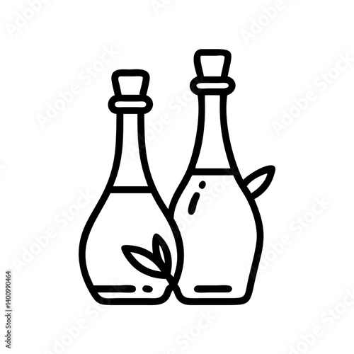 vinegar and oil