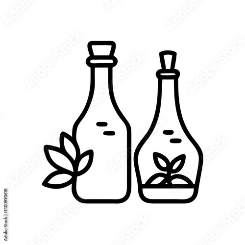 vinegar and oil