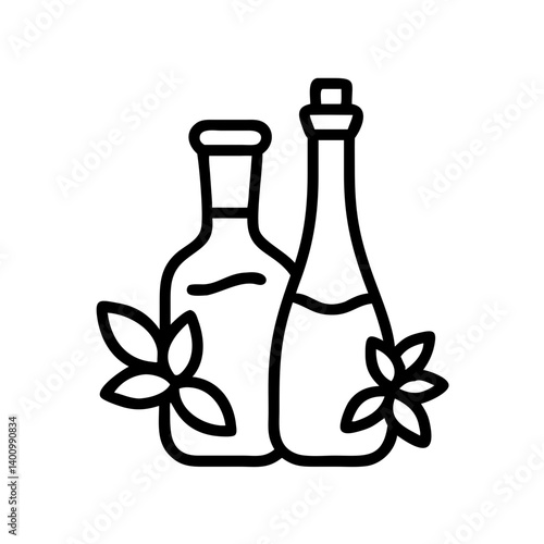 vinegar and oil