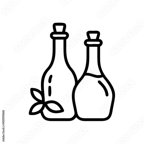 vinegar and oil