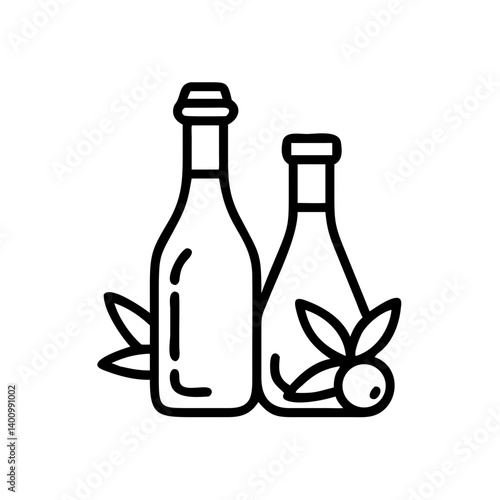 vinegar and oil