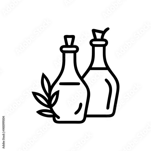 vinegar and oil