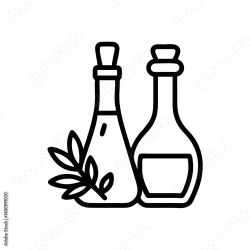 vinegar and oil