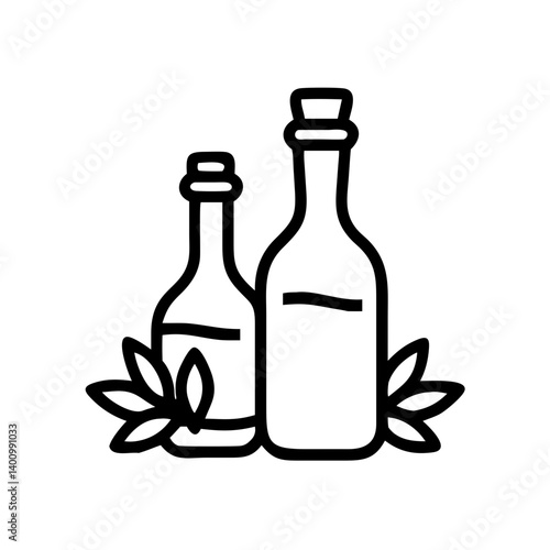 vinegar and oil