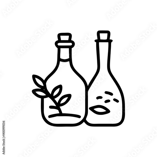 vinegar and oil