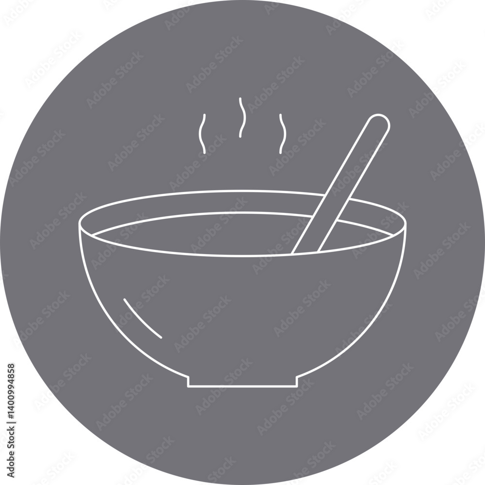 Soup icon single vector illustration Soup icon single vector illustration