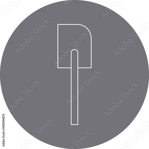 Spatula icon single vector illustration
