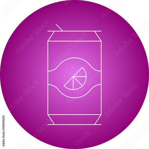 Soda icon single vector illustration