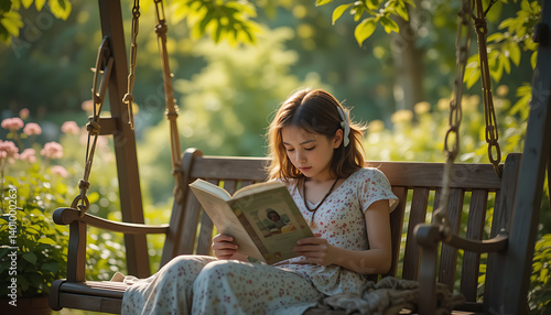 A World Unfolding Dive into Adventure, Where Imagination Blossoms and Nature Thrives from the Pages of a Book