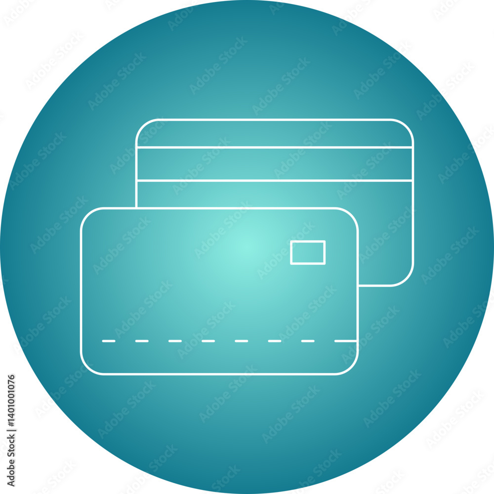 Credit Card icon single vector illustration Credit Card icon single vector illustration