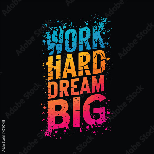 Graffiti Style Typography Motivational T-Shirt Design – Urban Street Art Inspiration Tee