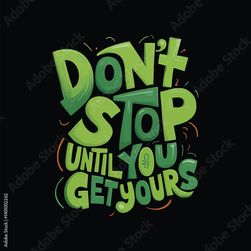 Graffiti Style Typography Motivational T-Shirt Design – Urban Street Art Inspiration Tee