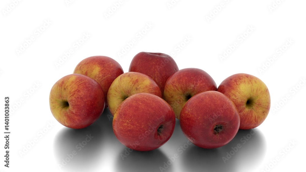 fresh apples on white background fresh apples on white background