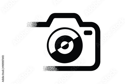 Modern Abstract Camera Logo Photography and Media Vector, Artistic Object Idea for Branding Design Symbol Illustration 