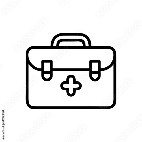 Icon of a doctorchest / first aid kit