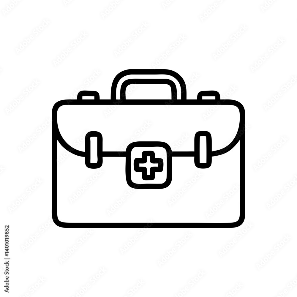 Icon of a doctorchest / first aid kit Icon of a doctorchest / first aid kit