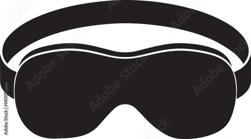 Comfort sleeping mask icon Simple illustration of comfort sleeping mask vector icon for web design isolated on white background
