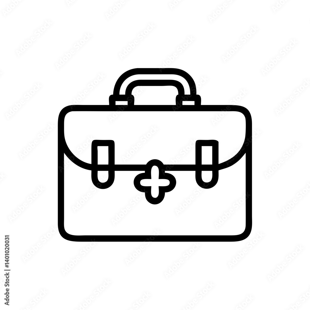 Icon of a doctorchest / first aid kit Icon of a doctorchest / first aid kit