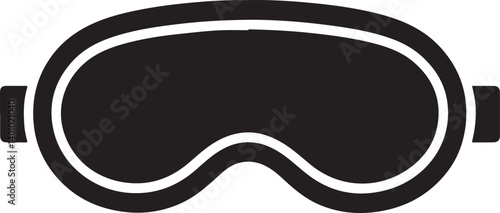 Comfort sleeping mask icon Simple illustration of comfort sleeping mask vector icon for web design isolated on white background
