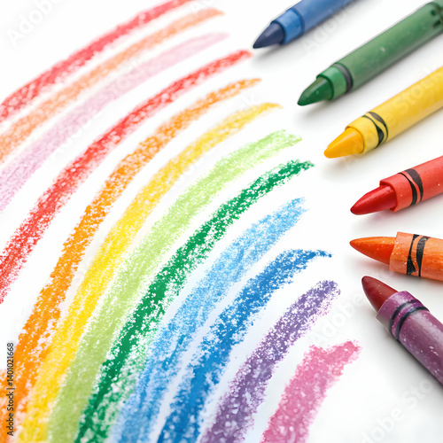 grunge hand drawn colorful scribble wax 