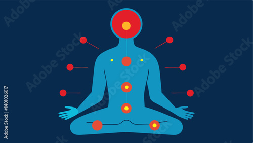 Therapeutic Elements A visualization of energy pathways shows how infrared light trates the skin of the person sitting comfortably inside boosting wellness.