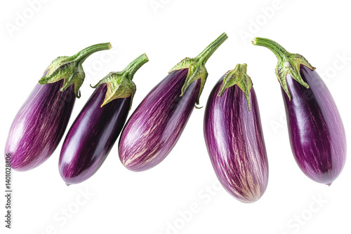 Wallpaper Mural Isolated Eggplants Image on transparent background Torontodigital.ca