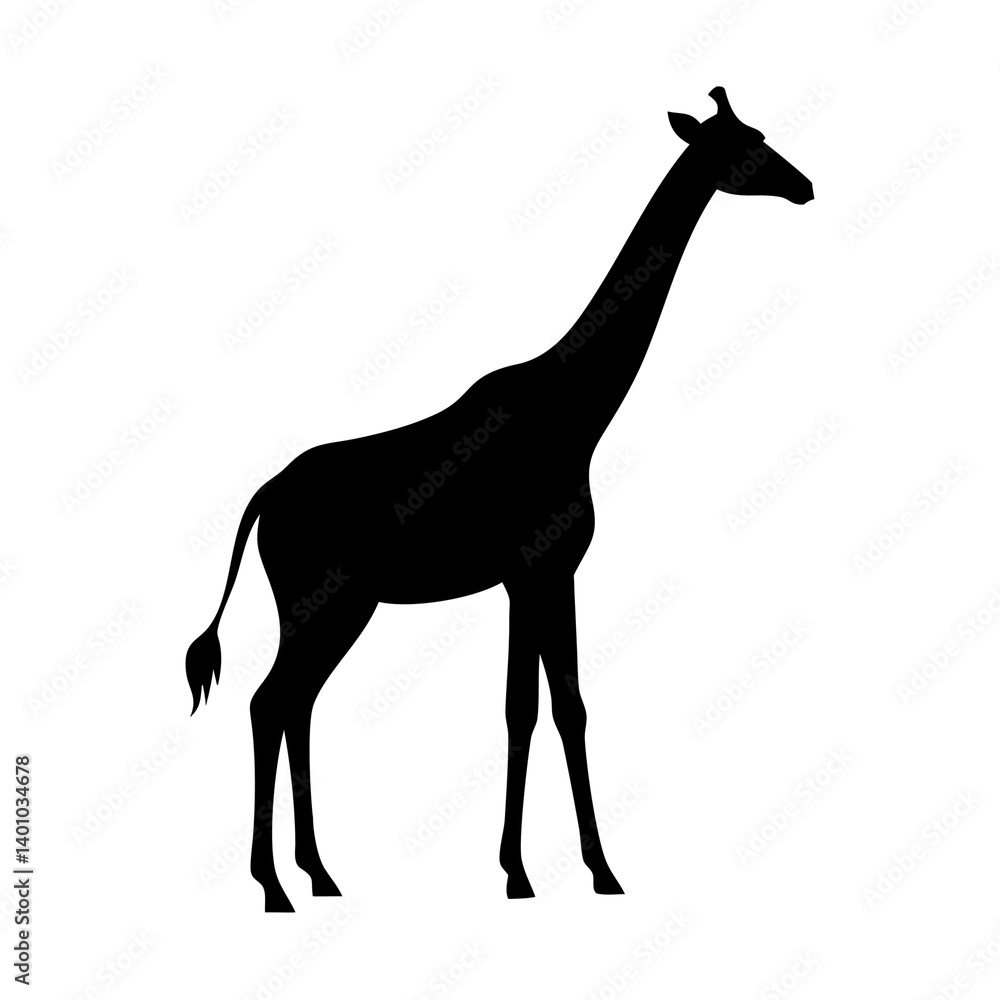giraffe isolated on white giraffe isolated on white
