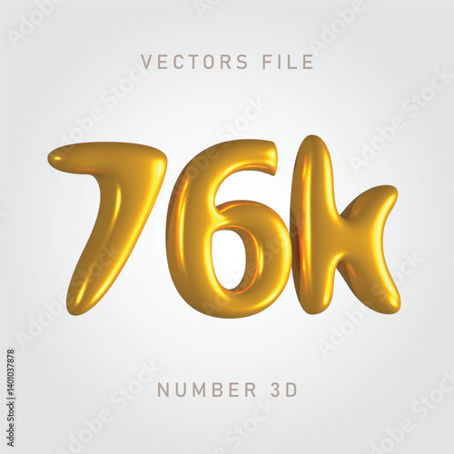 76k gold color, shiny and clean