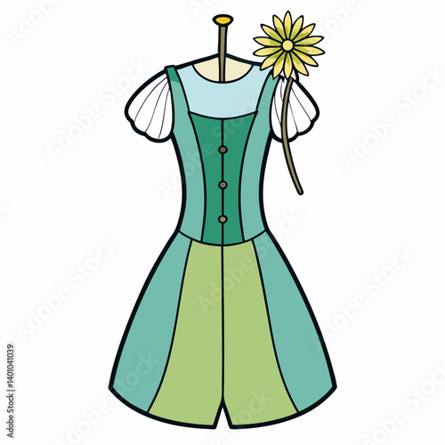 fashion dress on mannequin
