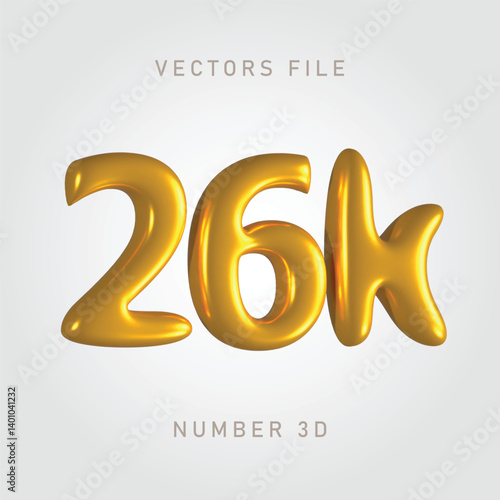26k gold color, shiny and clean