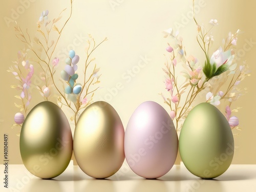 set of easter eggs 