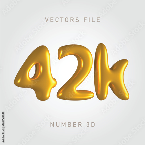 42k gold color, shiny and clean