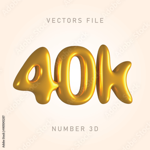 40k gold color, shiny and clean