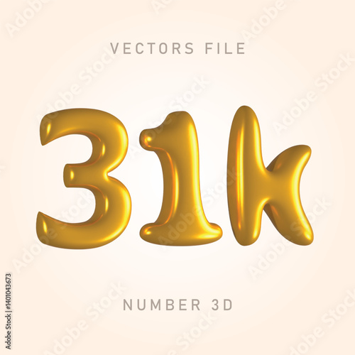 31k gold color, shiny and clean