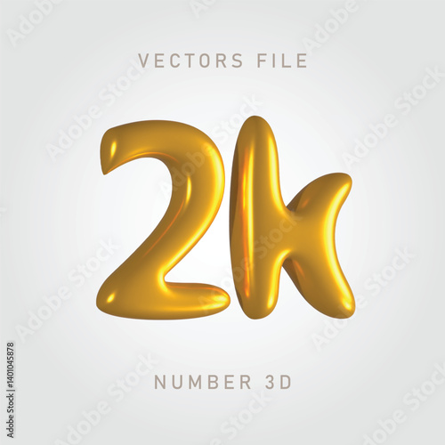 2k gold color, shiny and clean