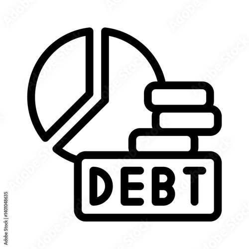 debt line icon
