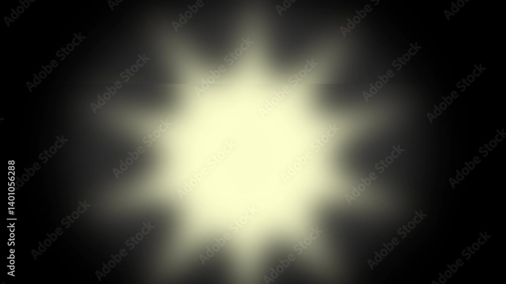 Yellow Sun with Flickering Rays against Black Background for Color Key
Yellow Sun with Flickering Rays against Black Background for Color Key