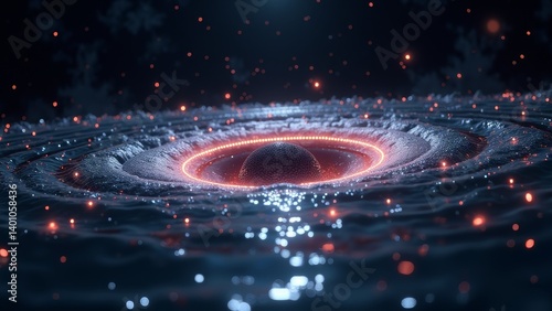 The energy vortex of cosmic galaxies