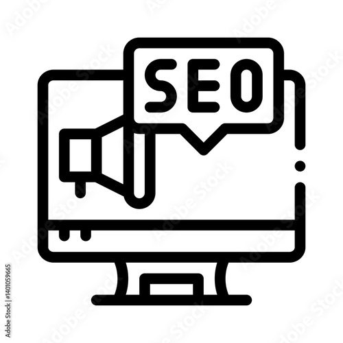 SEO line icon