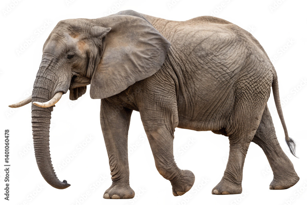 Obraz premium elephant isolated on white