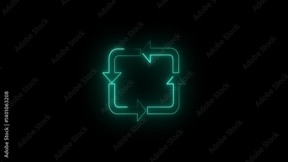 loop arrow icon animation on black screen background, chroma key 4k animation. loop arrow icon animation on black screen background, chroma key 4k animation.